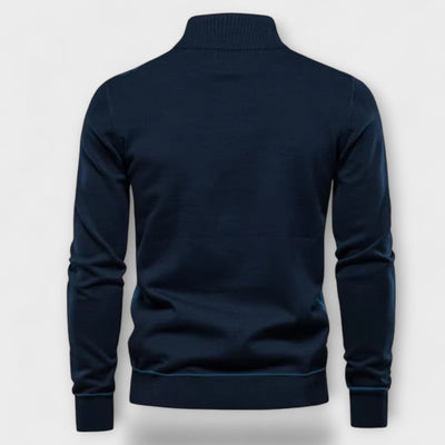 MIRAVO | Pullover da Uomo con Mezzo Zip