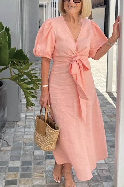 Elyza - Abito Elegante con Scollatura a V