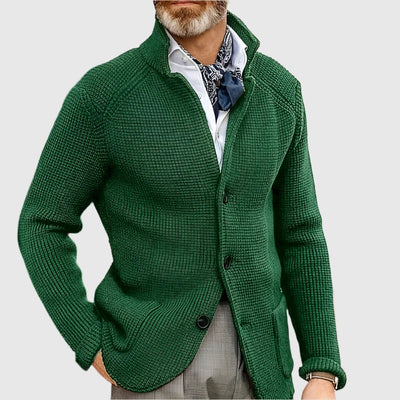 Cardigan Uomo Stile Retro Militare