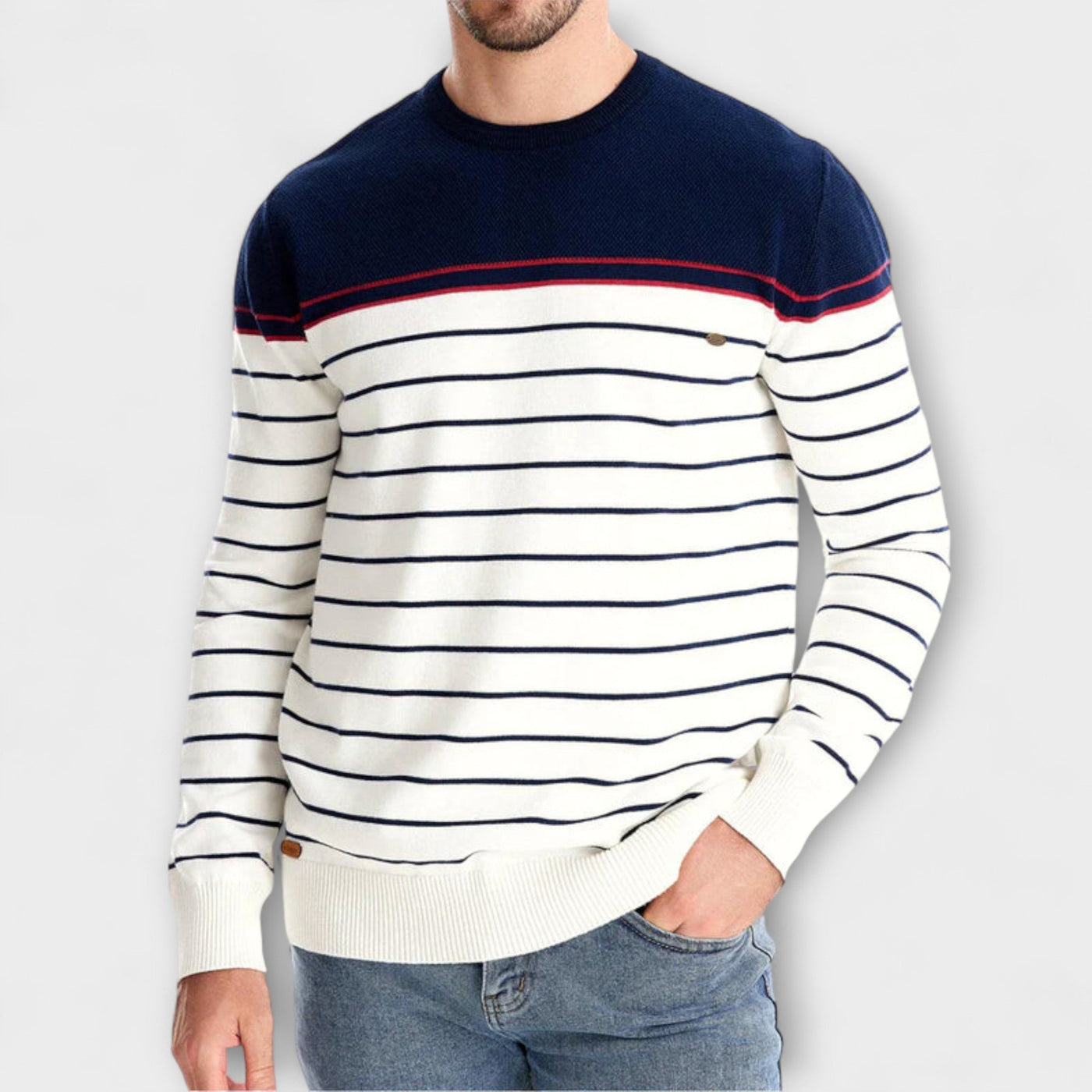 MIRAVO | Maglione da uomo con motivo a righe