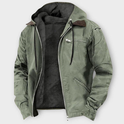 LUCAS™|GIACCA CON CAPPUCCIO ZIP