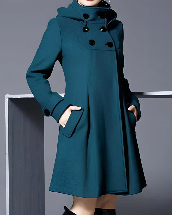 Aria™ Cappotto Elegante con Bottoni