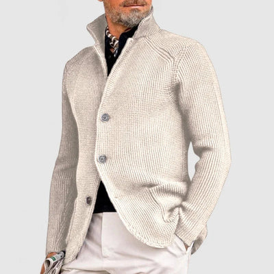 Cardigan Uomo Stile Retro Militare
