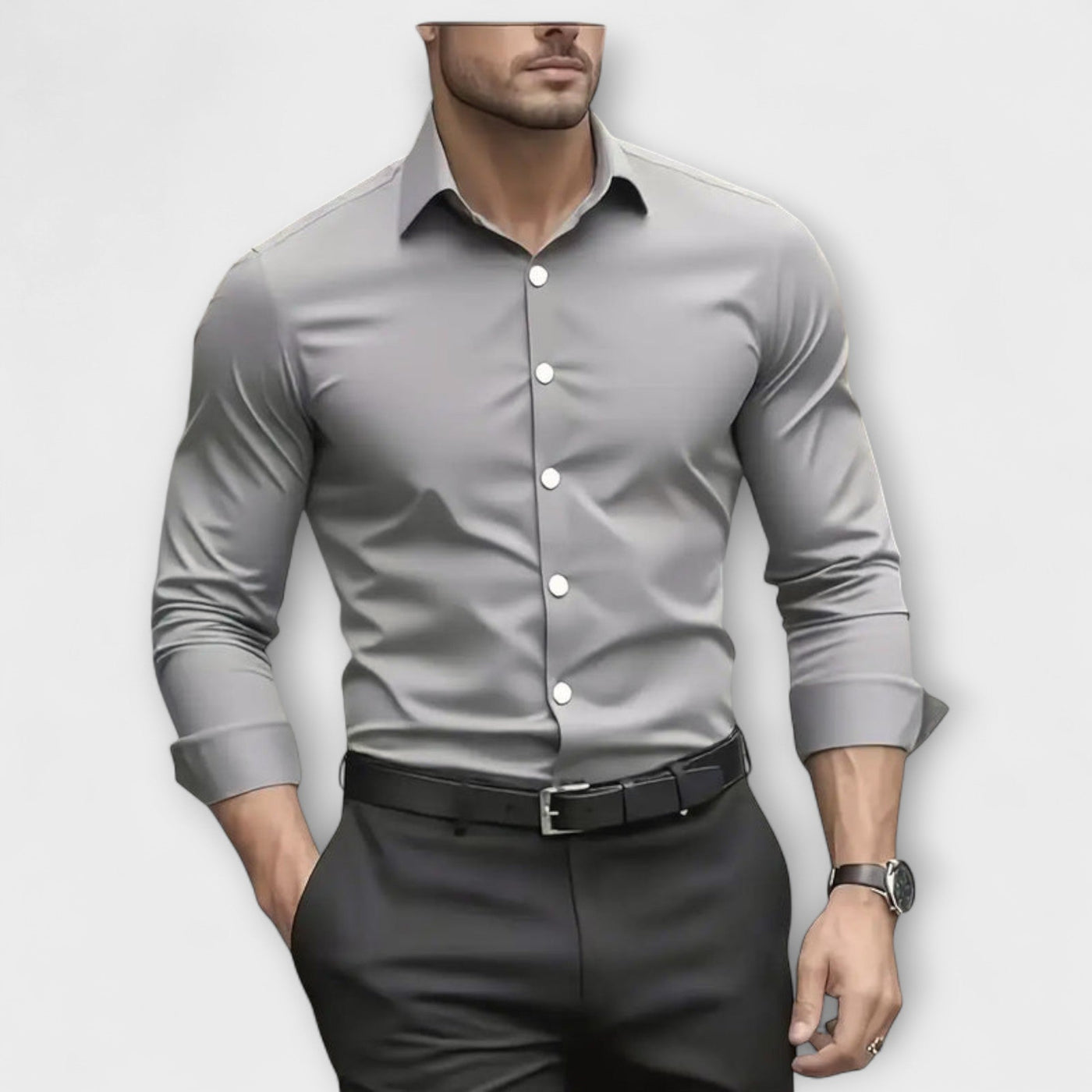 Camicia a Maniche Lunghe Traspirante