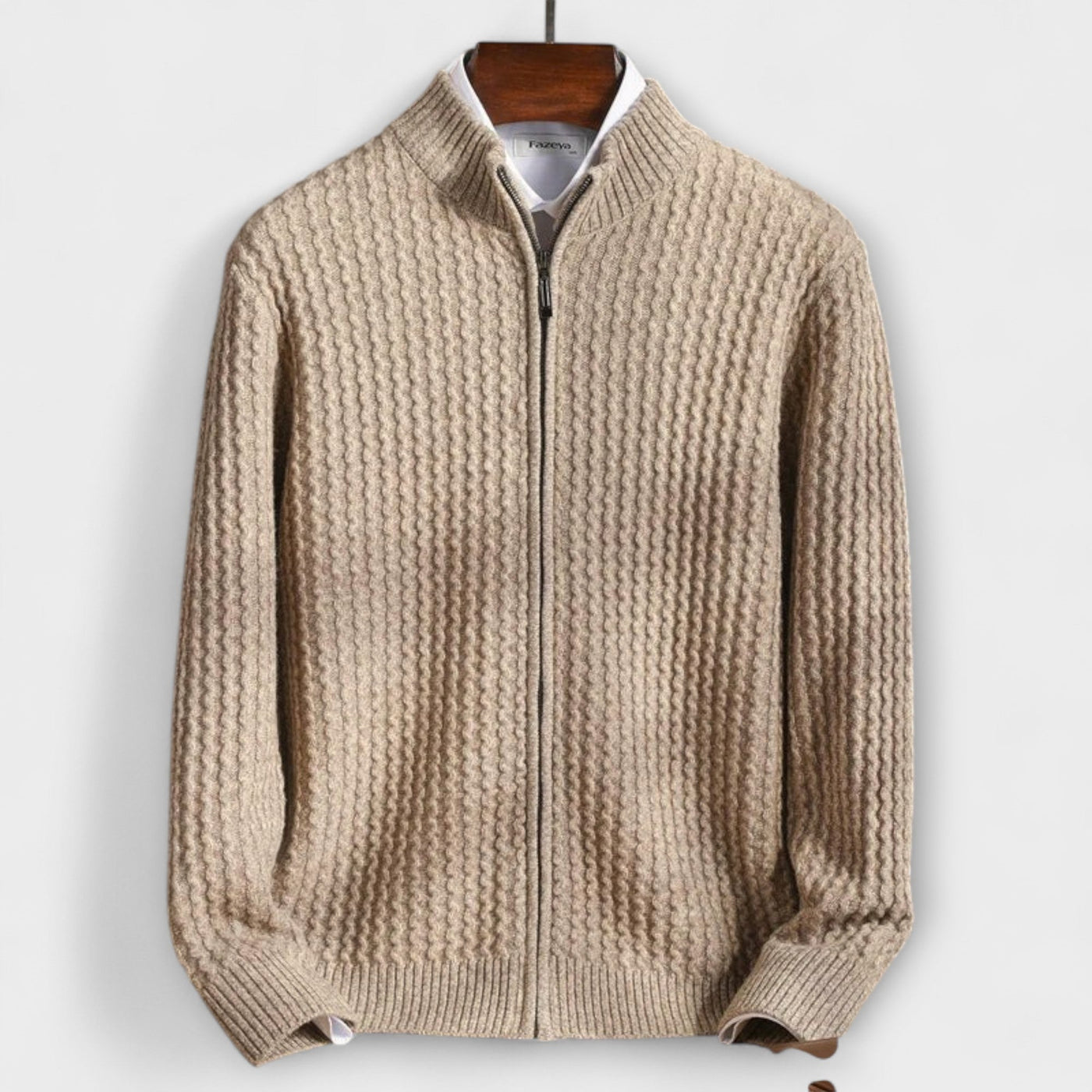 Belmont™ – Maglione con Zip in Lana Merino