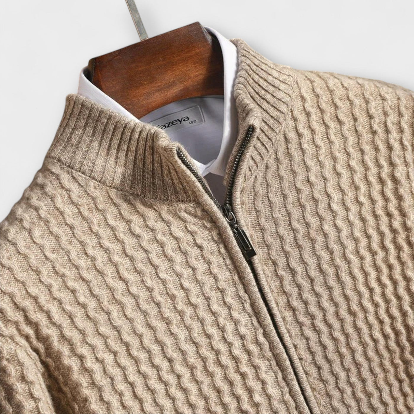 Belmont™ – Maglione con Zip in Lana Merino