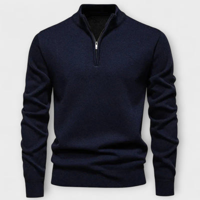 Brompton™ – Maglione a Mezzo Zip Raffinato