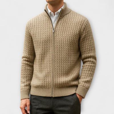 Belmont™ – Maglione con Zip in Lana Merino