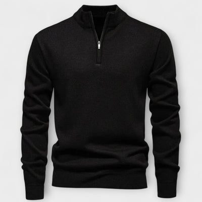 Brompton™ – Maglione a Mezzo Zip Raffinato