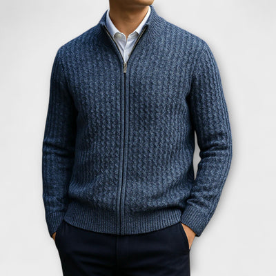 Belmont™ – Maglione con Zip in Lana Merino