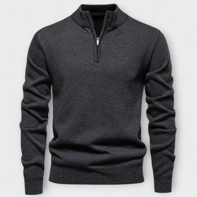 Brompton™ – Maglione a Mezzo Zip Raffinato