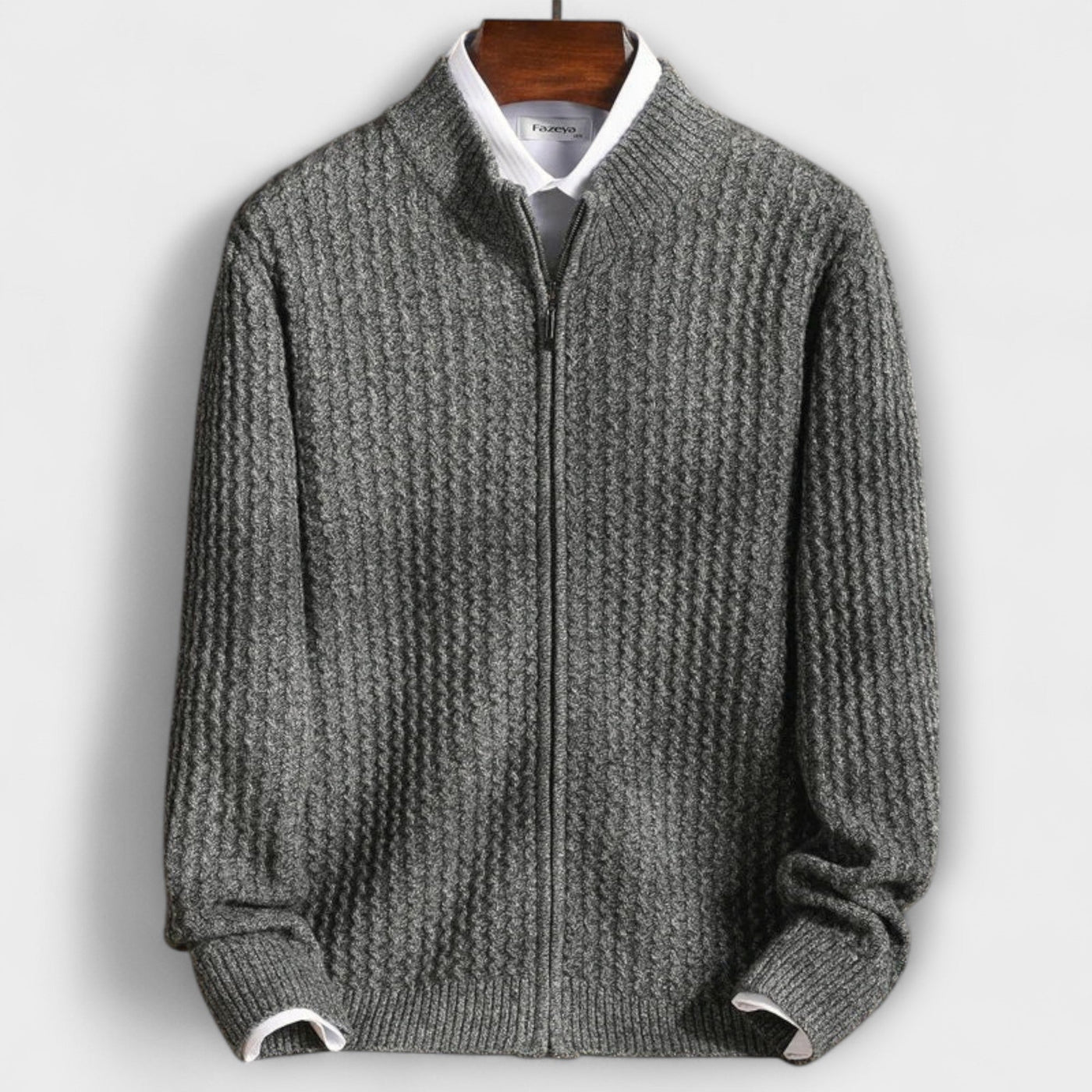 Belmont™ – Maglione con Zip in Lana Merino