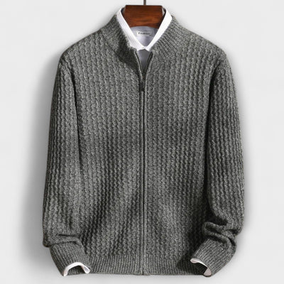 Belmont™ – Maglione con Zip in Lana Merino