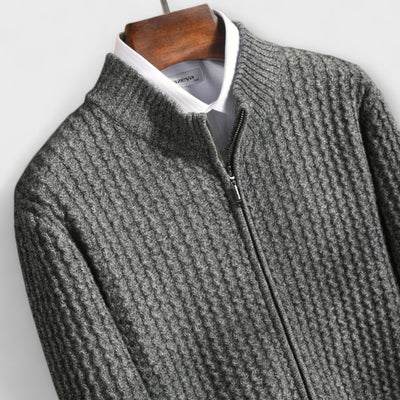 Belmont™ – Maglione con Zip in Lana Merino