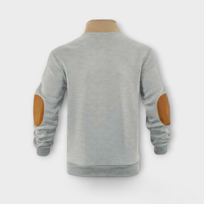 Lucien | Pullover con zip e colletto alto – calore, stile e autenticità