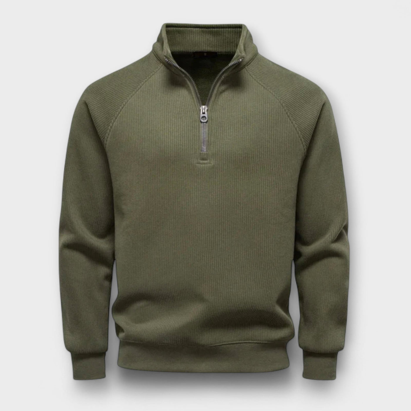 Édouard | Maglione con zip foderato in pile – calore, stile e fiducia per l'inverno