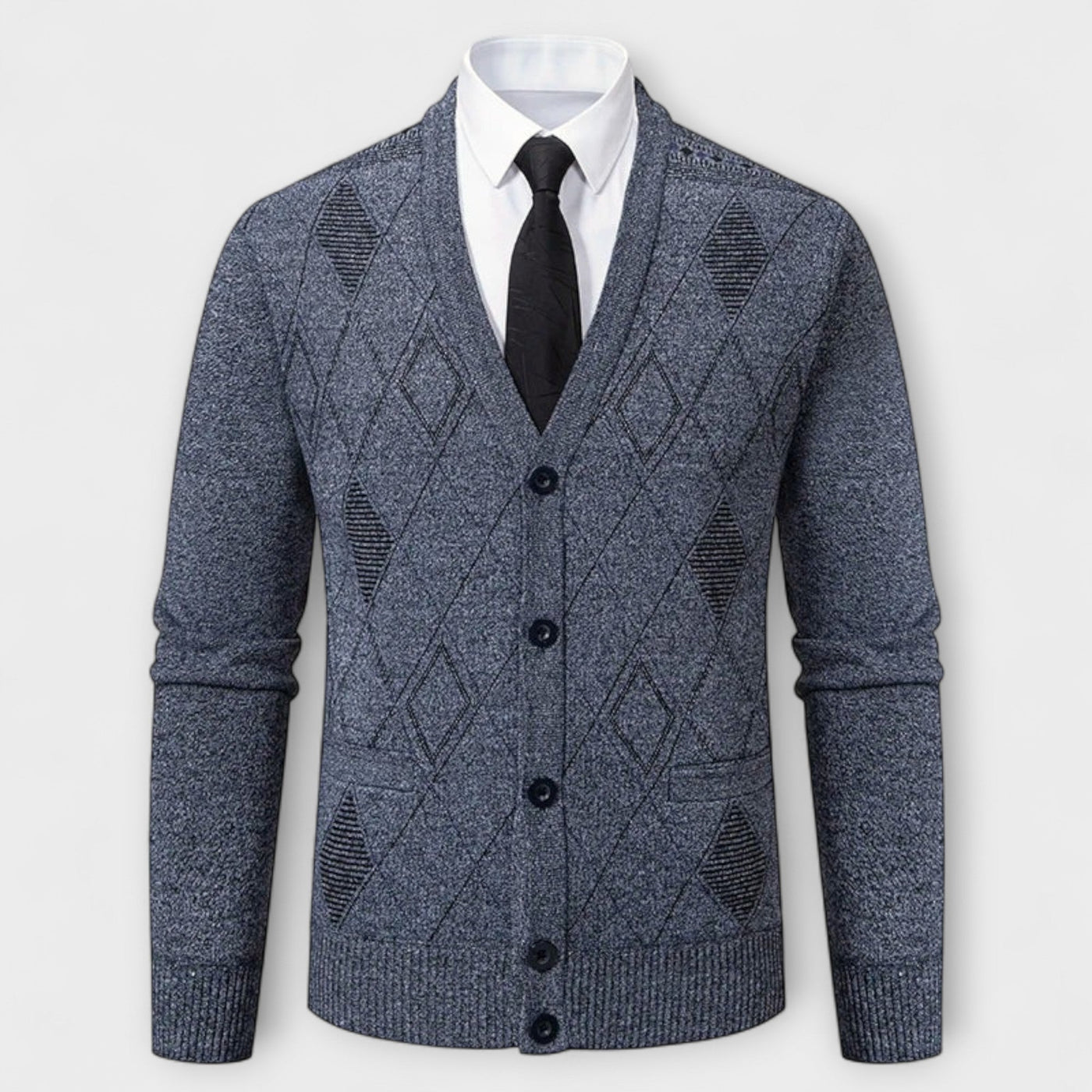 Preston™ – Cardigan a Maglia Diamante