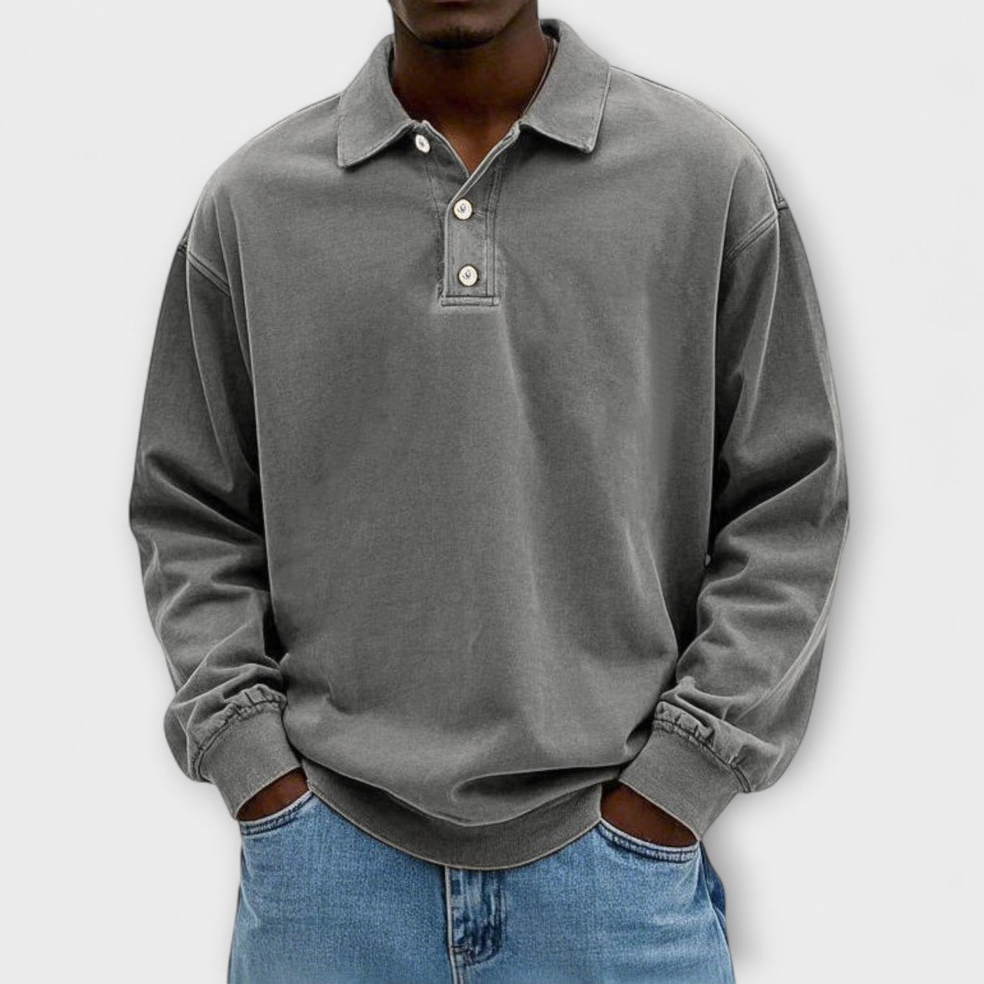 Camicia a Maniche Lunghe in Cotone Vintage