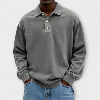 Camicia a Maniche Lunghe in Cotone Vintage