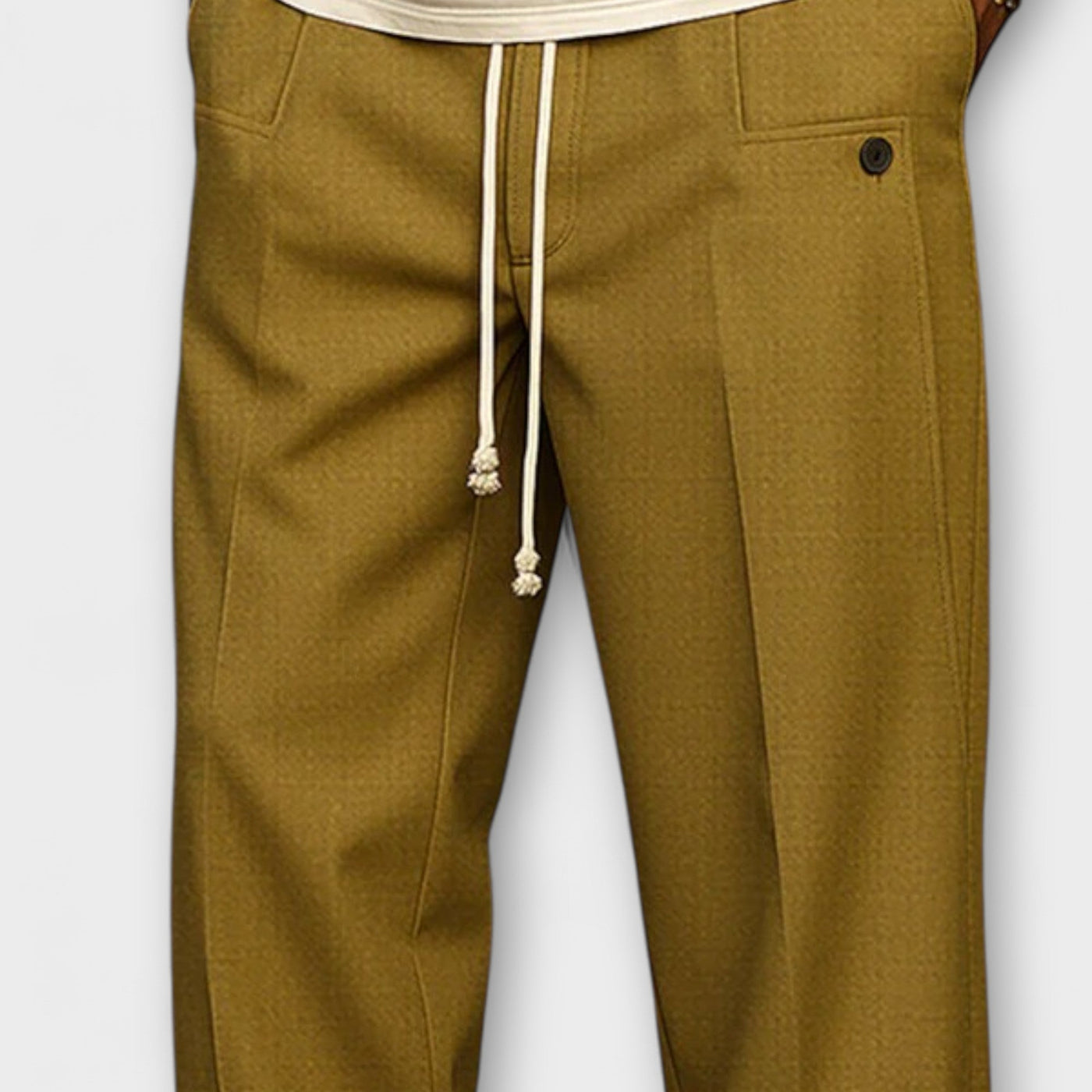Pantaloni eleganti con coulisse in stile urbano
