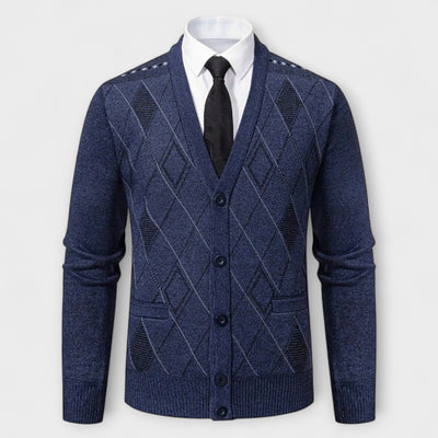 Preston™ – Cardigan a Maglia Diamante