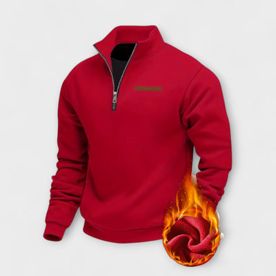 Henri | Felpa con zip termica – calore, comfort e stile sportivo