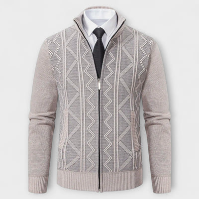 Dawson™ – Cardigan con zip testurizzato