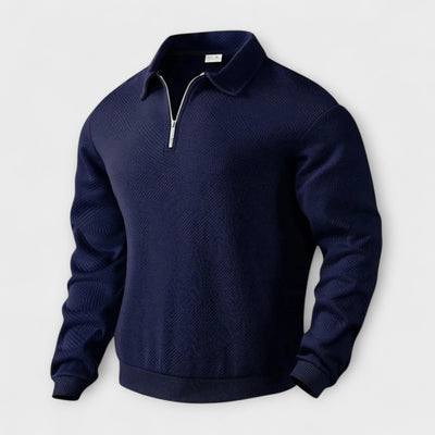 Bernard | Polo con zip casual – eleganza e comfort quotidiano