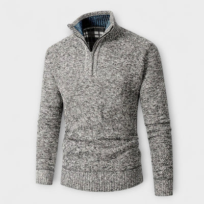 Marcel | Maglione con collo alto e zip – calore, eleganza e comfort invernale