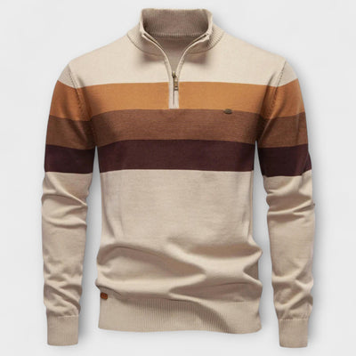Maurice | Maglione con collo alto e zip – calore, eleganza e comodità