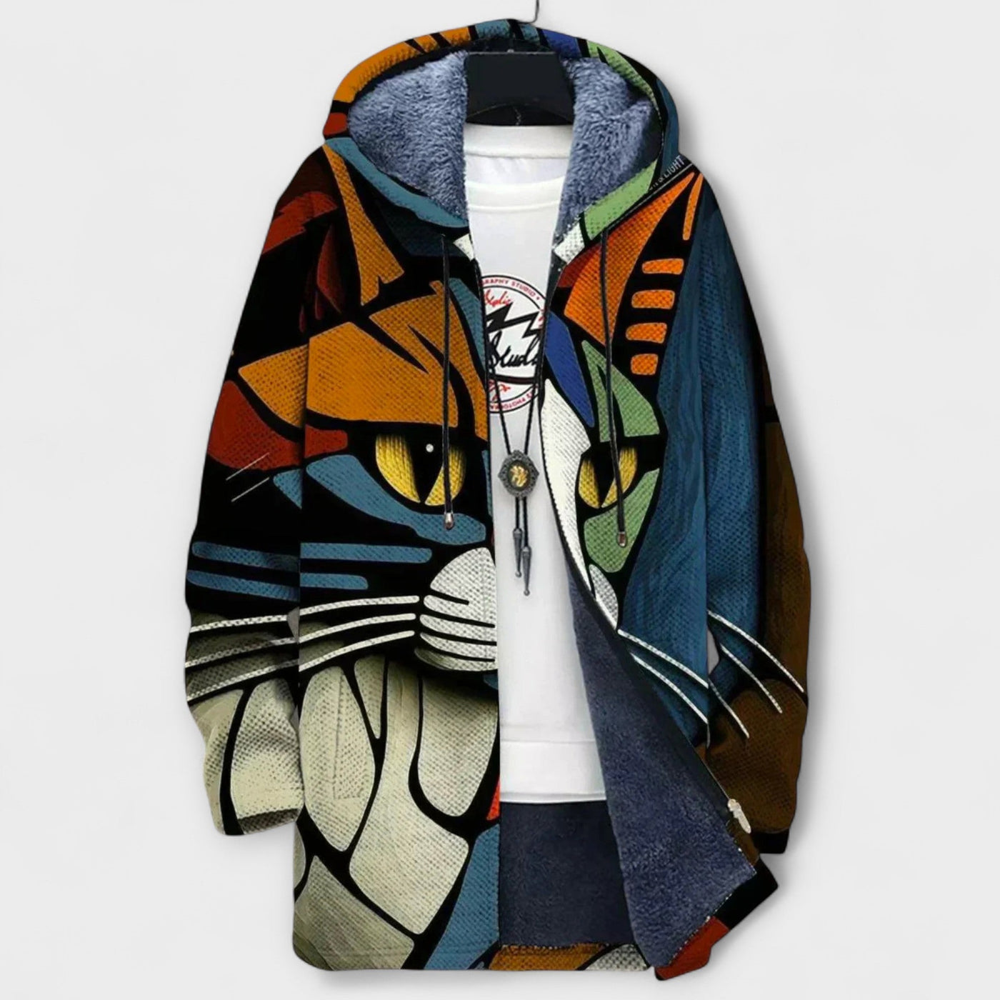 Cardigan di lusso con ispirazione artistica