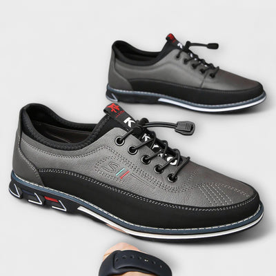 Scarpe Oxford in pelle lavorata