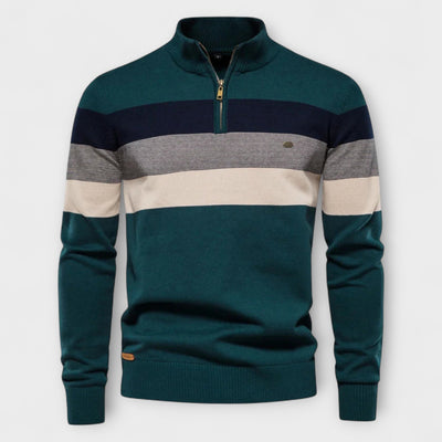 Maurice | Maglione con collo alto e zip – calore, eleganza e comodità