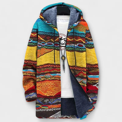 Cardigan di lusso con ispirazione artistica