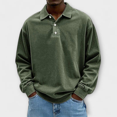 Camicia a Maniche Lunghe in Cotone Vintage