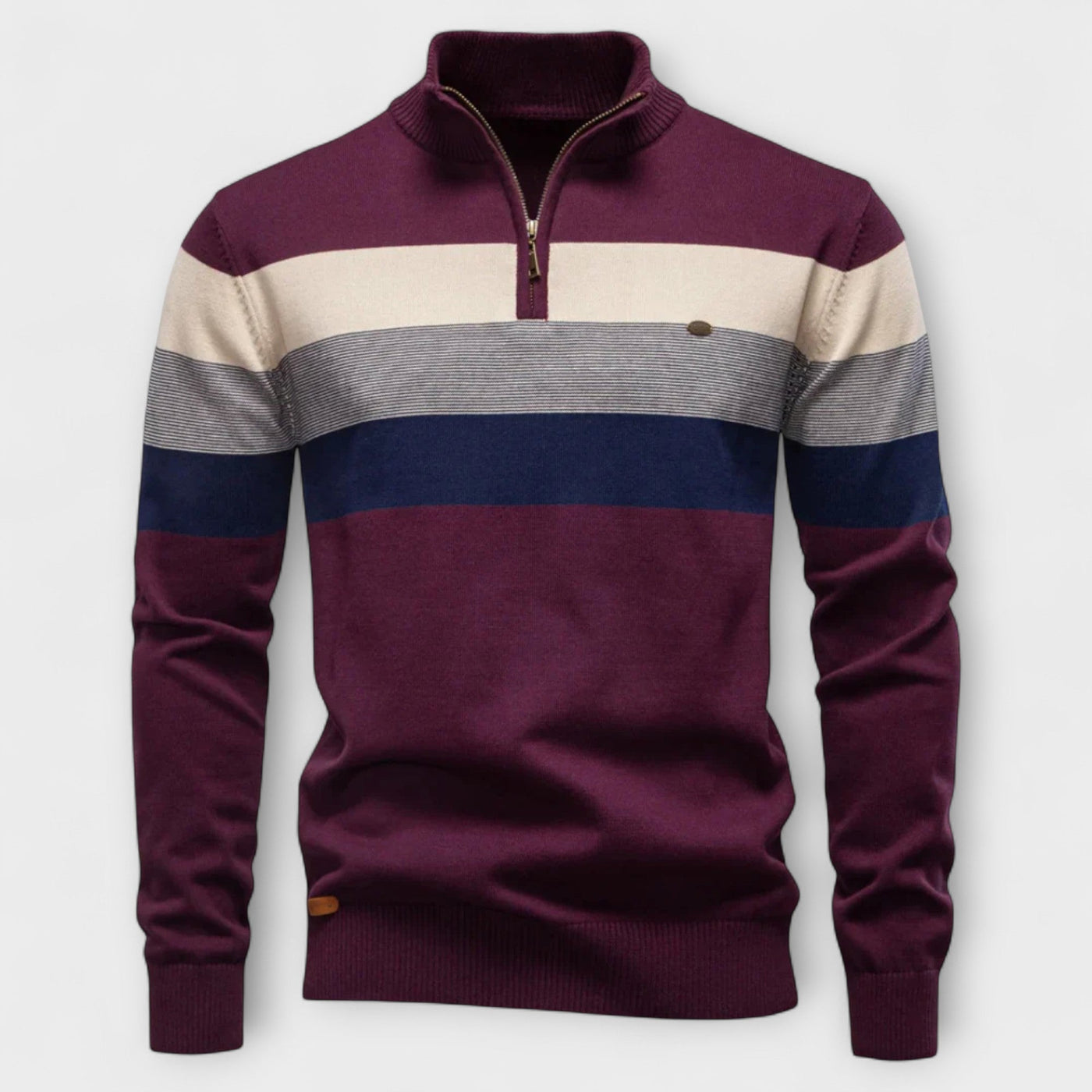 Maurice | Maglione con collo alto e zip – calore, eleganza e comodità