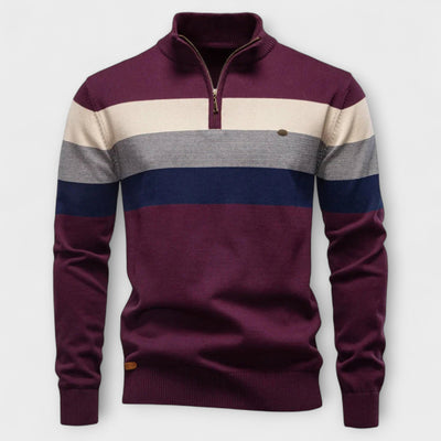 Maurice | Maglione con collo alto e zip – calore, eleganza e comodità