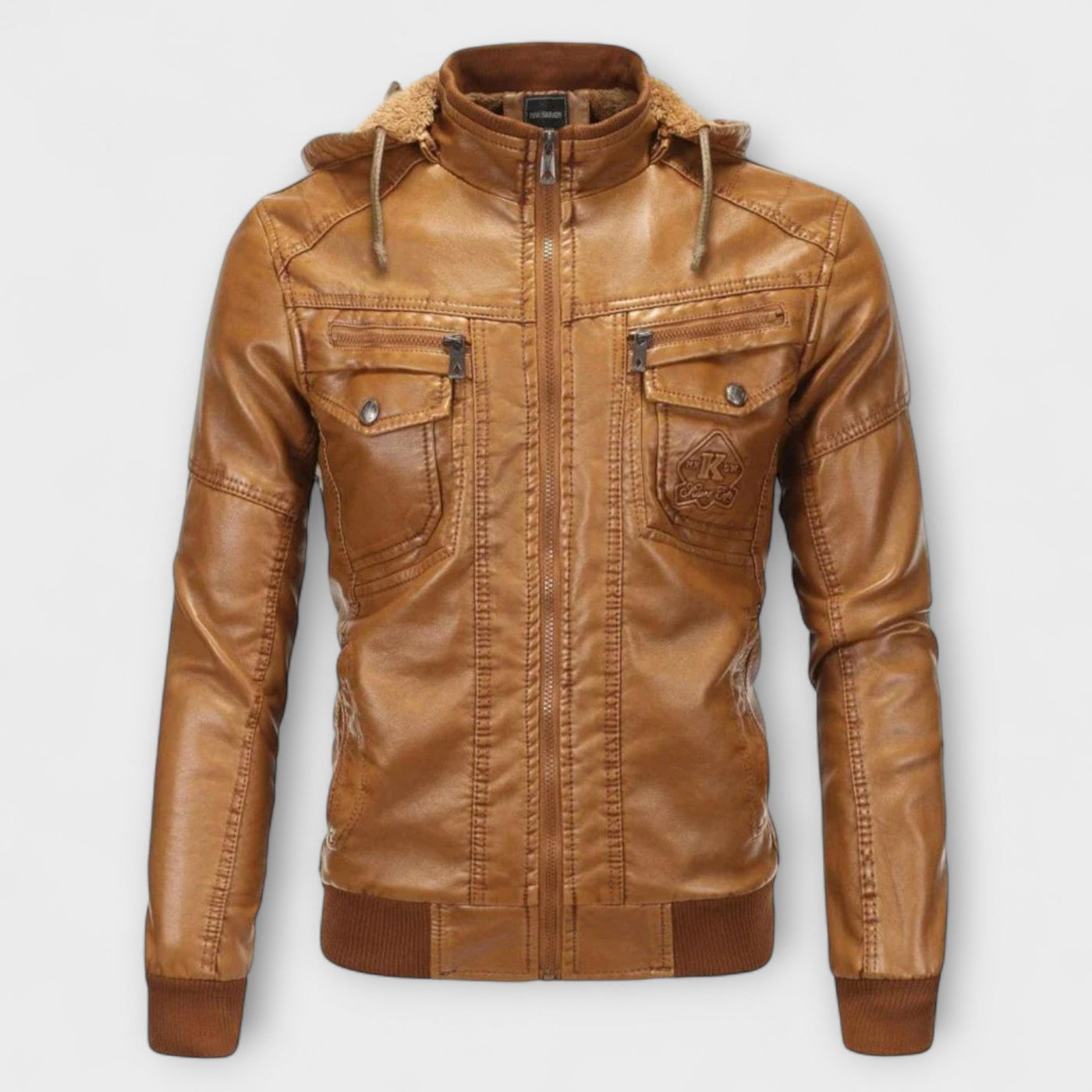 Giacca in Pelle di Lusso