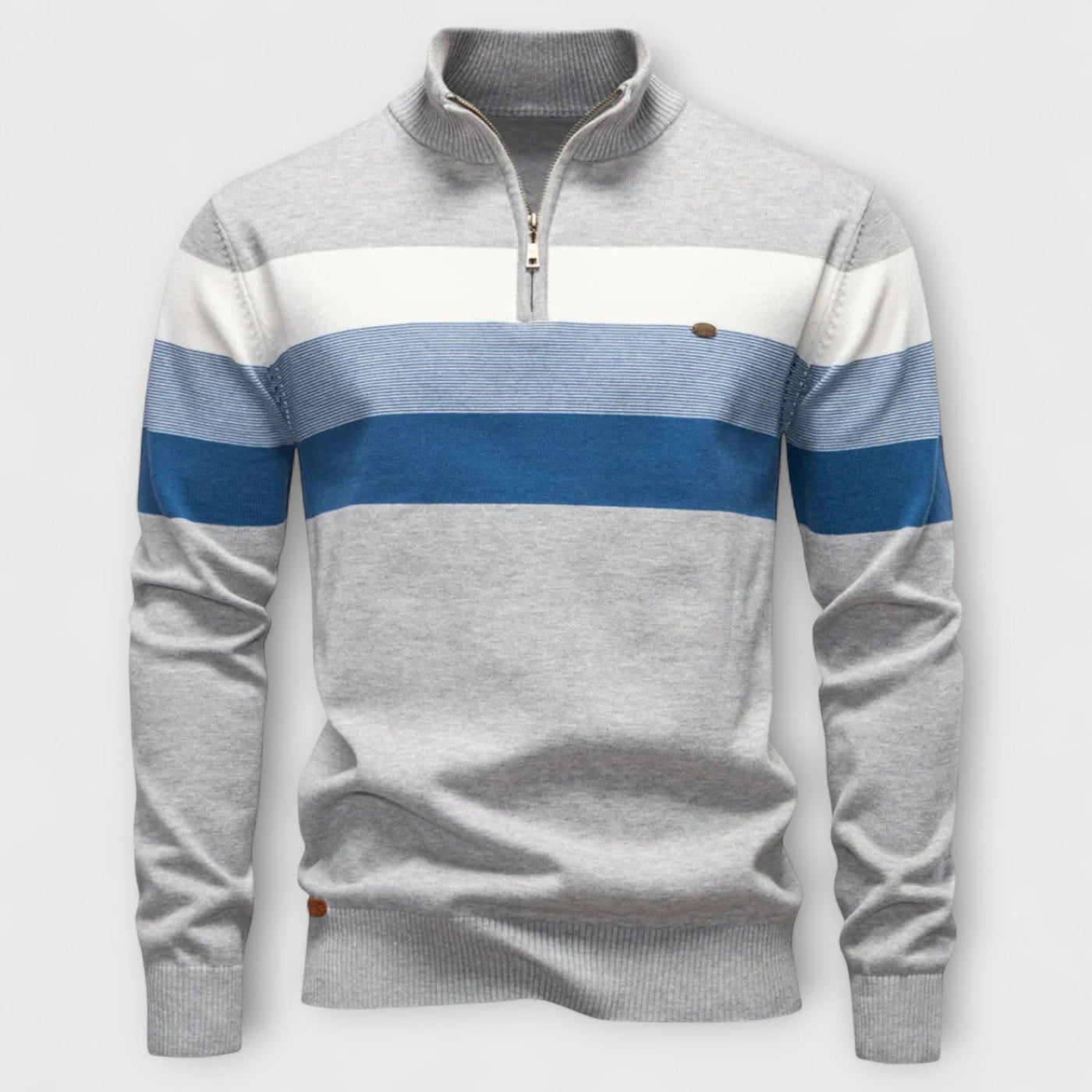Maurice | Maglione con collo alto e zip – calore, eleganza e comodità