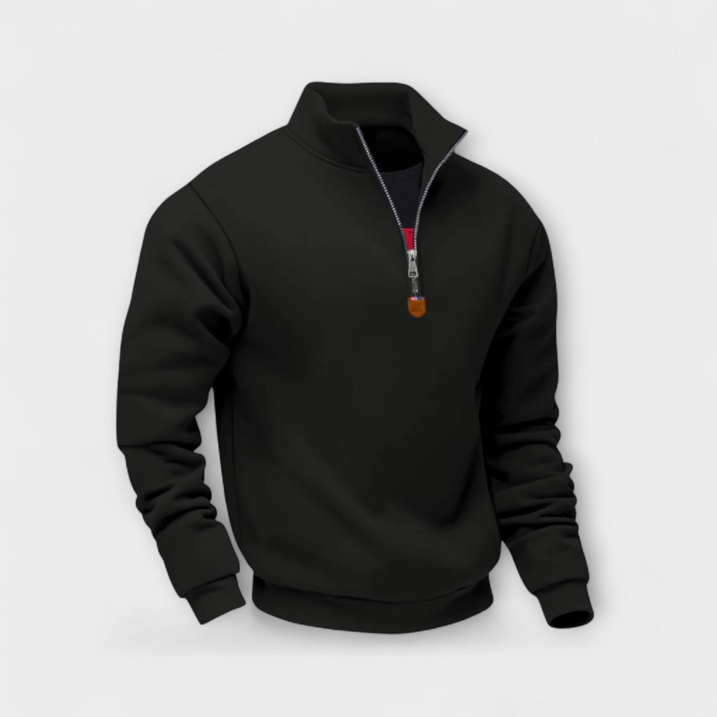 Léo | Felpa con zip e colletto alto – calore, eleganza e comfort quotidiano