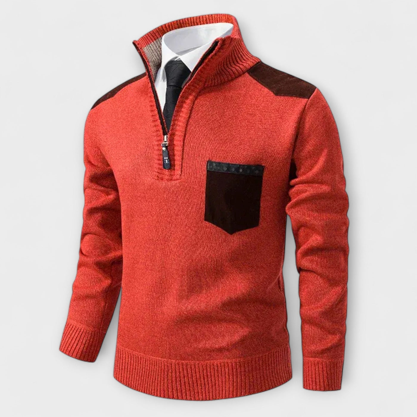 Clinton™ – Maglione Mezza Zip Raffinato