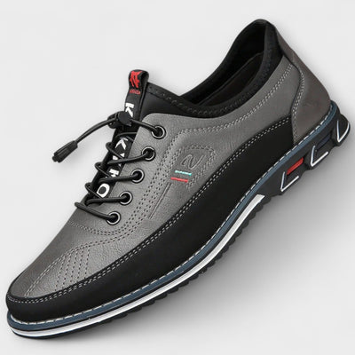 Scarpe Oxford in pelle lavorata