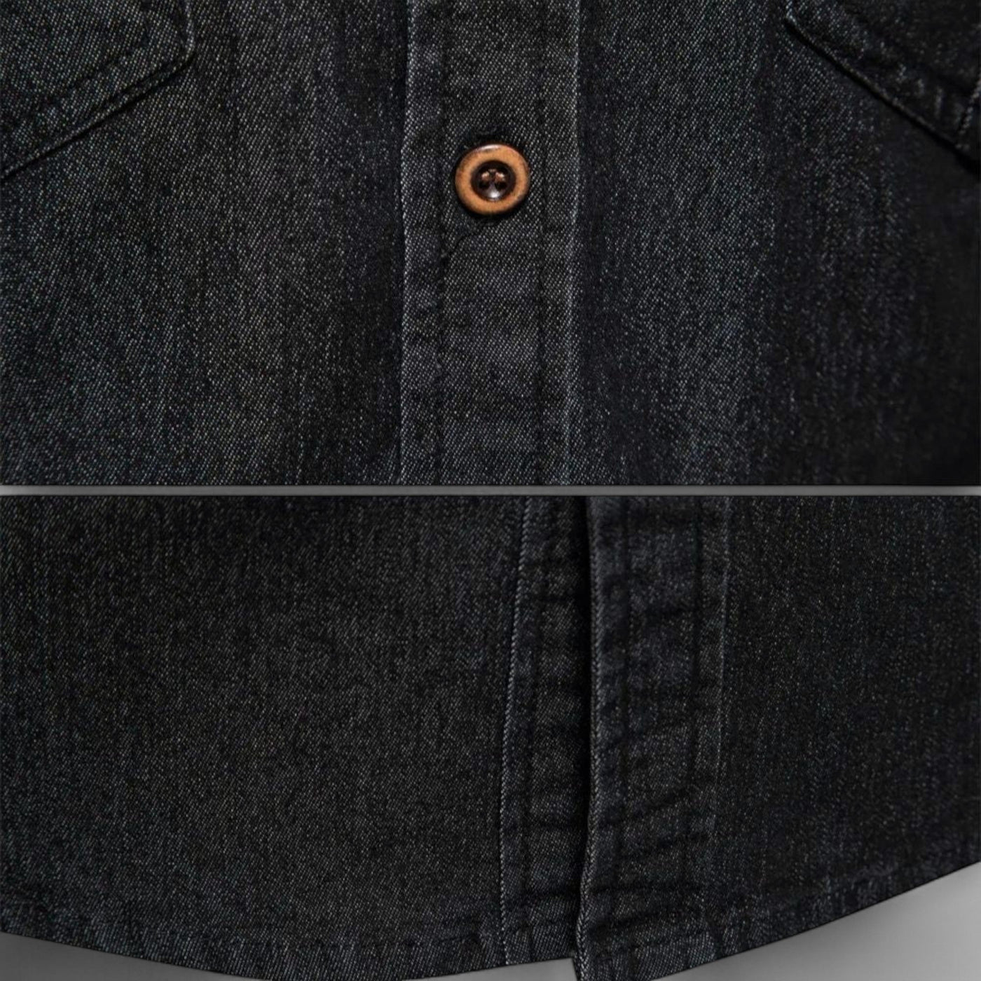 Camicia slim fit in denim