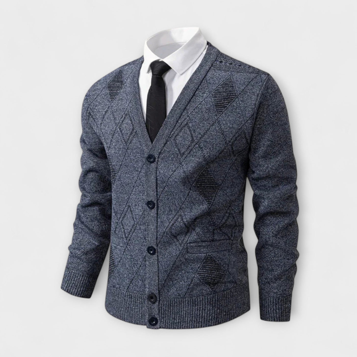 Preston™ – Cardigan a Maglia Diamante