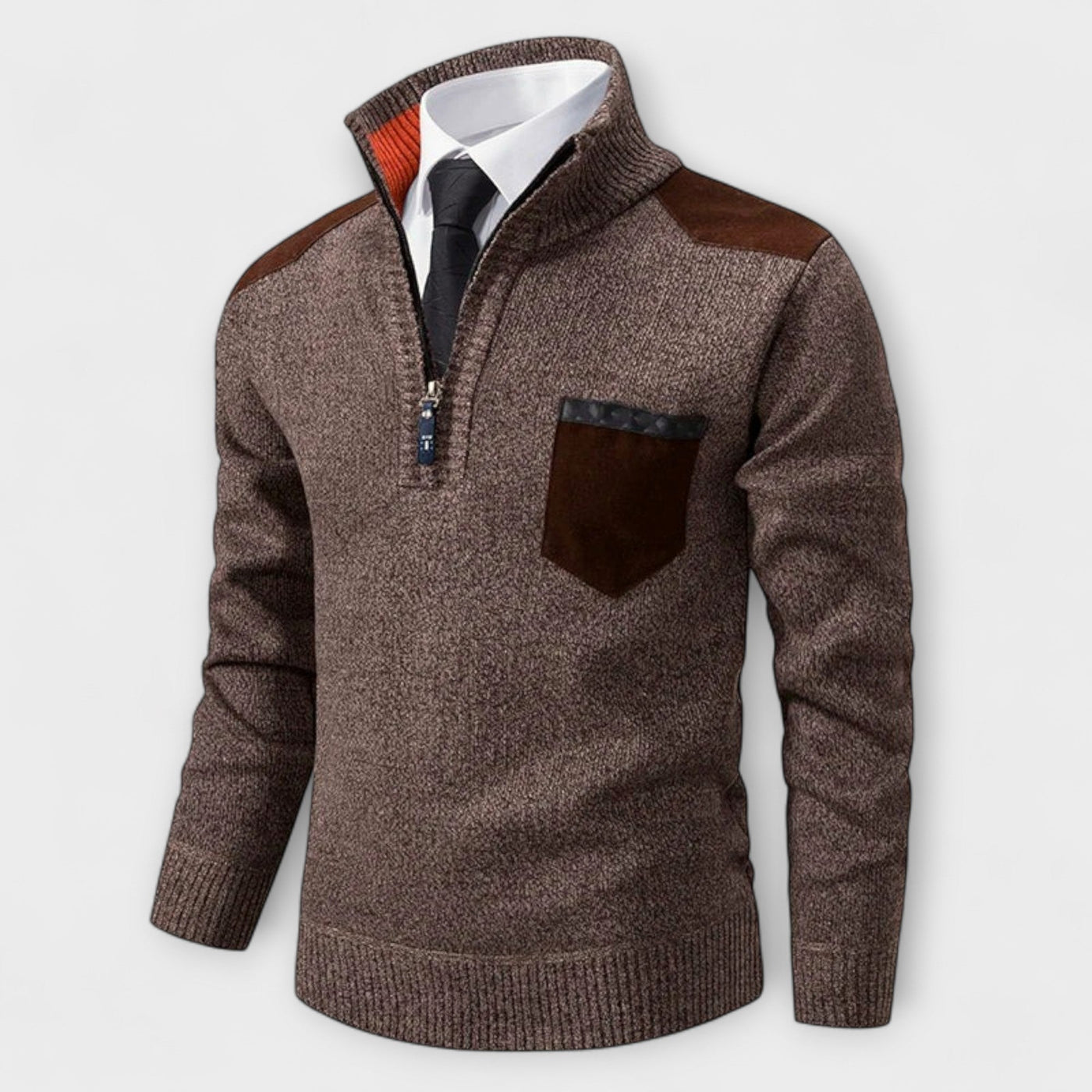 Clinton™ – Maglione Mezza Zip Raffinato