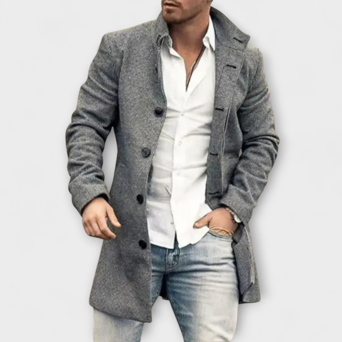 Elegante mantello da uomo