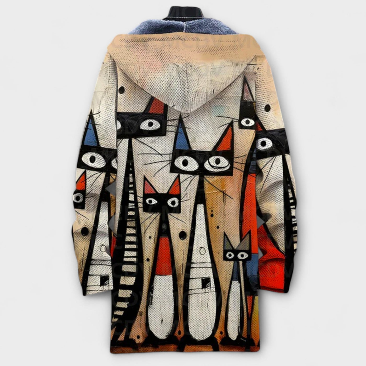 Cardigan Lussuoso con Ispirazione Artistica