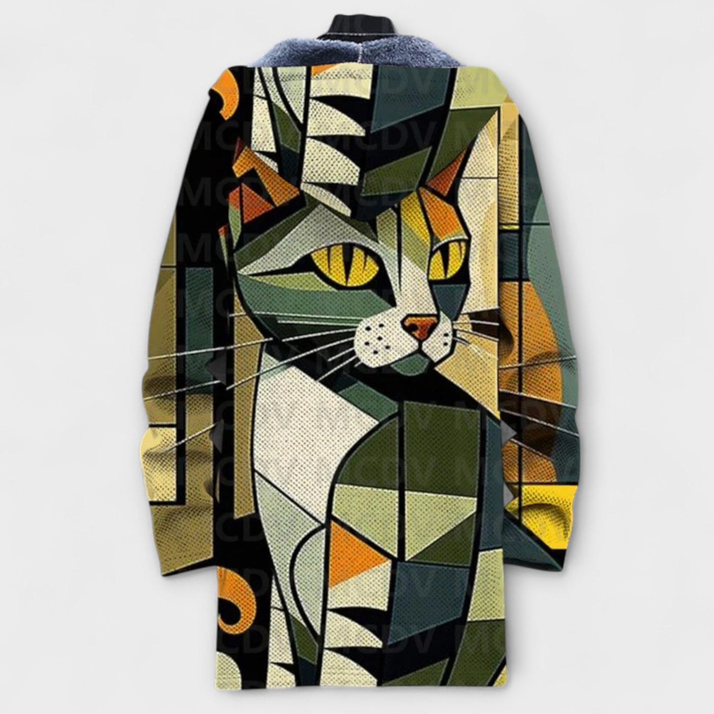 Cardigan Lussuoso con Ispirazione Artistica