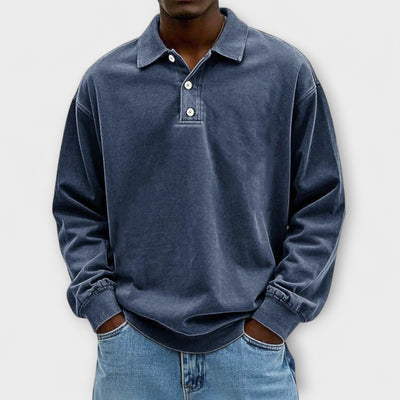 Camicia a Maniche Lunghe in Cotone Vintage