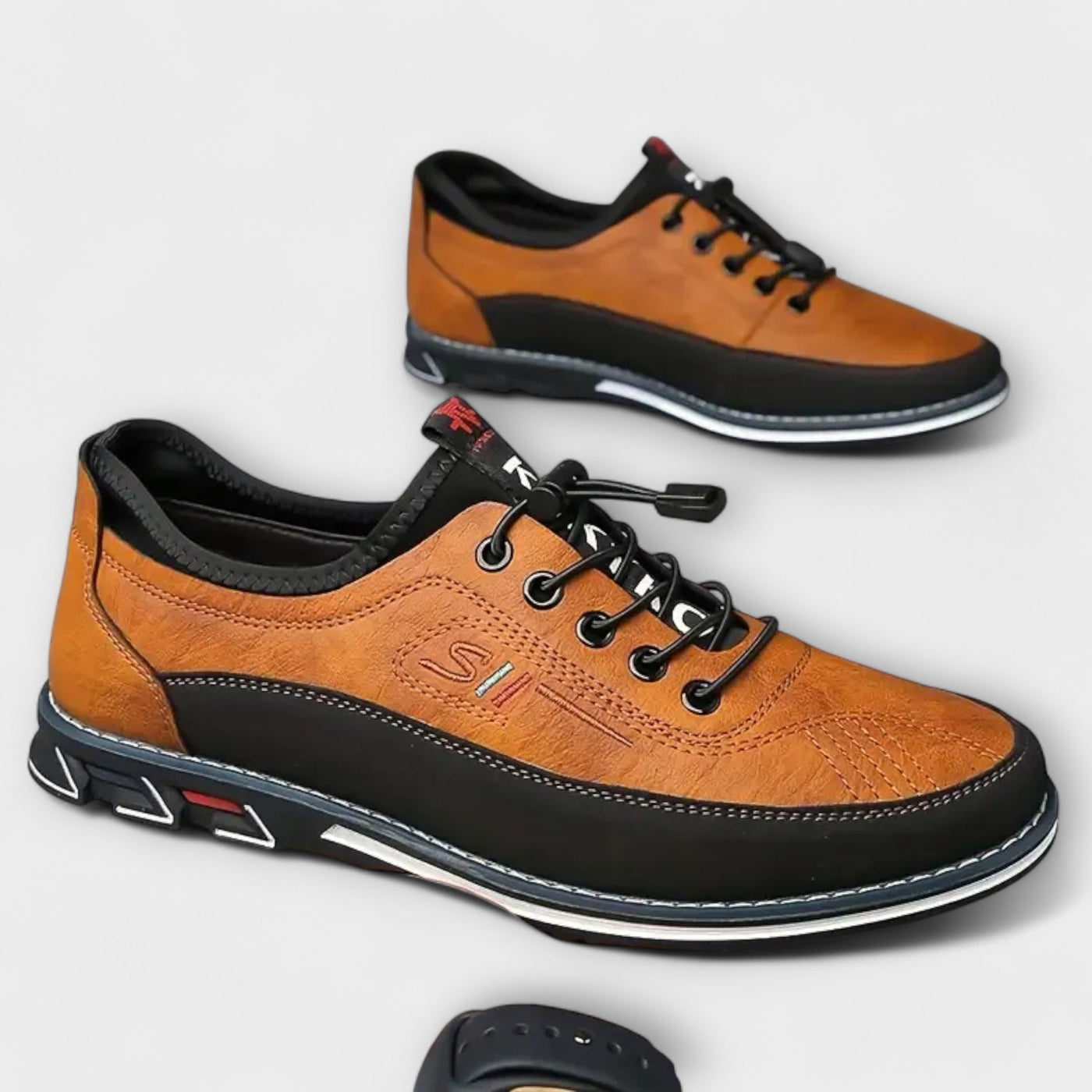 Scarpe Oxford in pelle lavorata